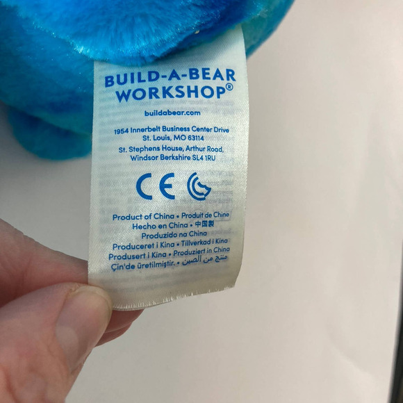 BUILD a Bear Disney Pixar Finding Dory Blue Ocean Bear 17" Plush Stuffed Animal - Picture 11 of 14